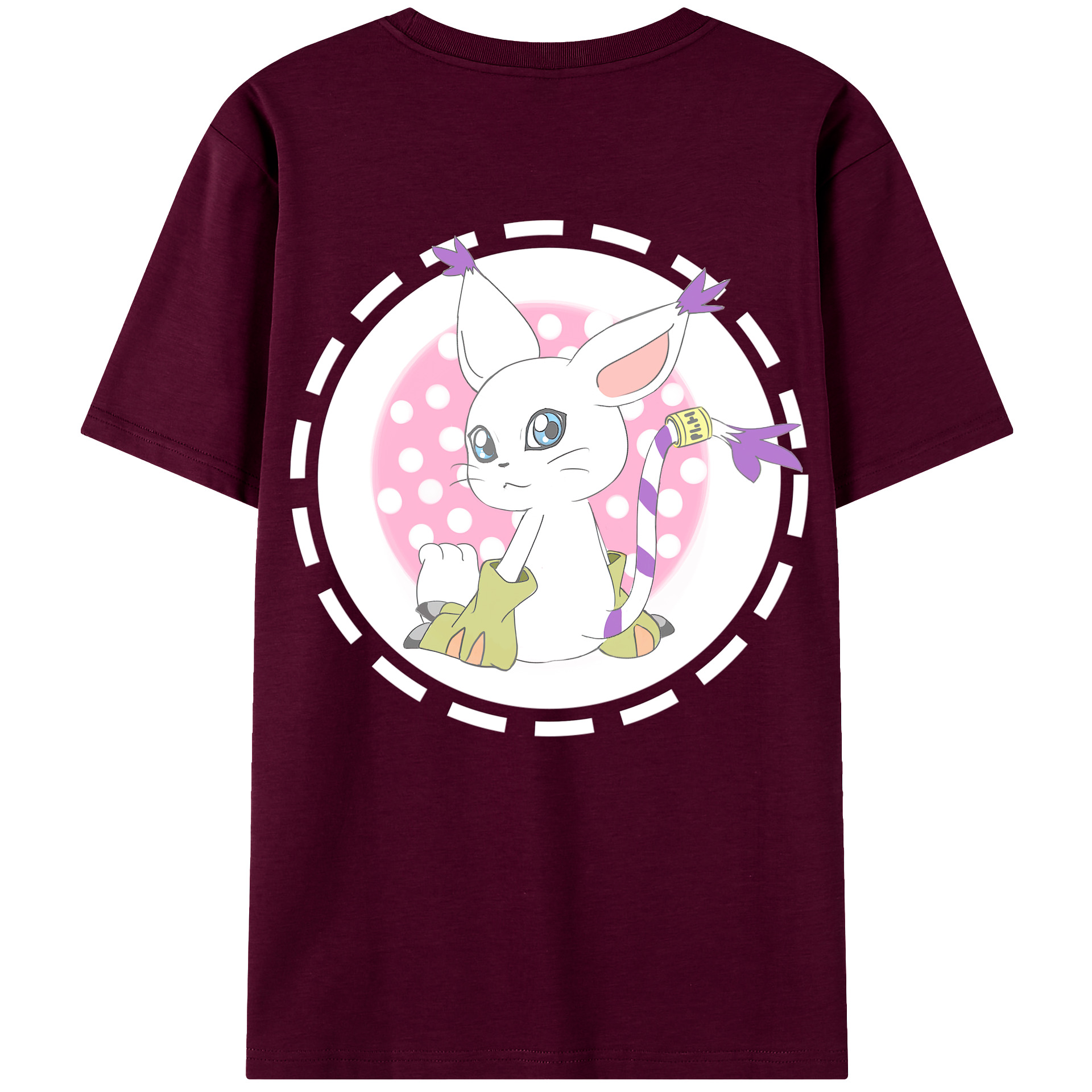 （画像用） Digimon デジタルモンスター/デジモン レディース半袖Tシャツ(バックプリント)